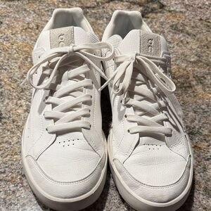Classic White Leather Men's Sneakers
